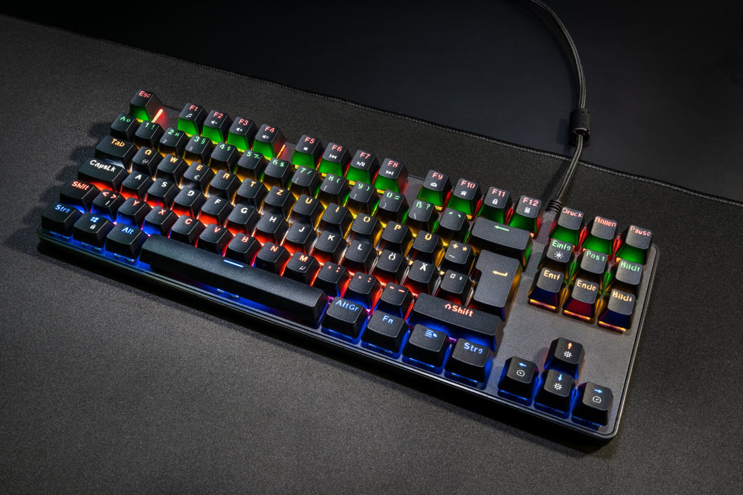 ISY IGK-4000 TKL, Gaming-Tastatur, mechanisch, kabelgebunden