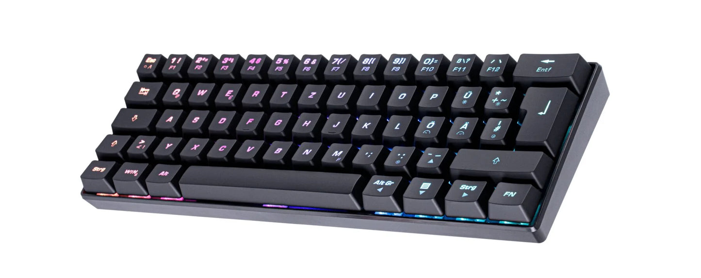 ISY IGK-5000-BK Mini Size, gaming keyboard, mechanical, wired