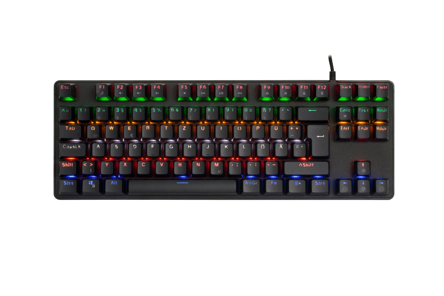 ISY IGK-4000 TKL, Gaming-Tastatur, mechanisch, kabelgebunden