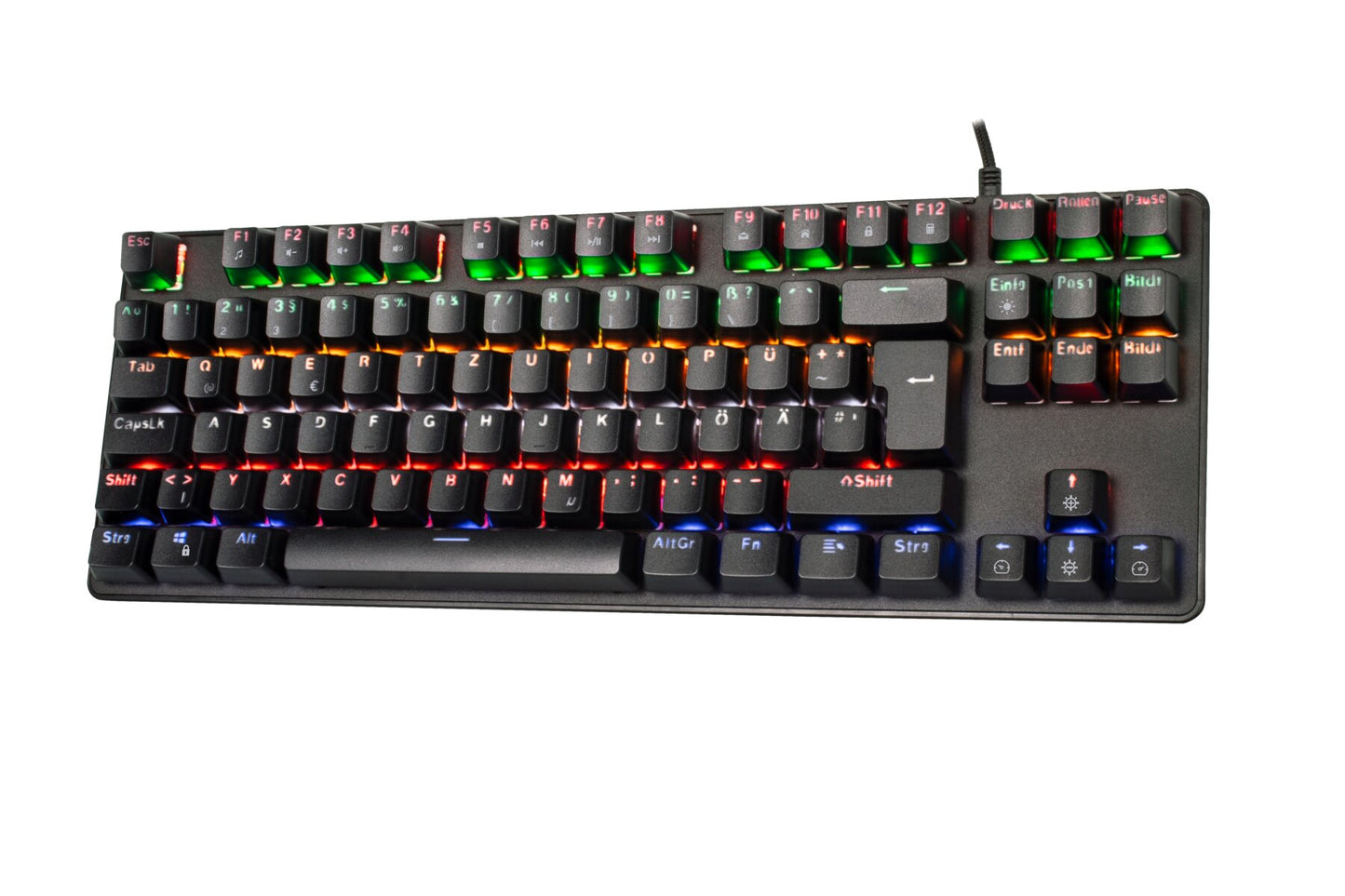 ISY IGK-4000 TKL, Gaming-Tastatur, mechanisch, kabelgebunden