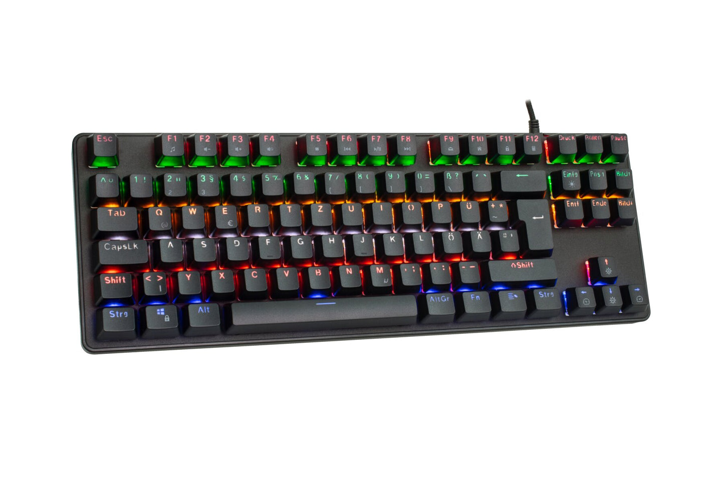 ISY IGK-4000 TKL, Gaming-Tastatur, mechanisch, kabelgebunden