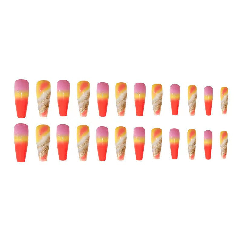 Rainbow-Hued Gradient Nail Decals