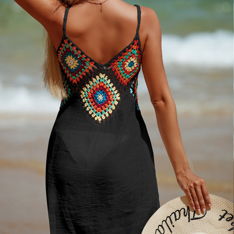 Lebhaftes Strandkleid