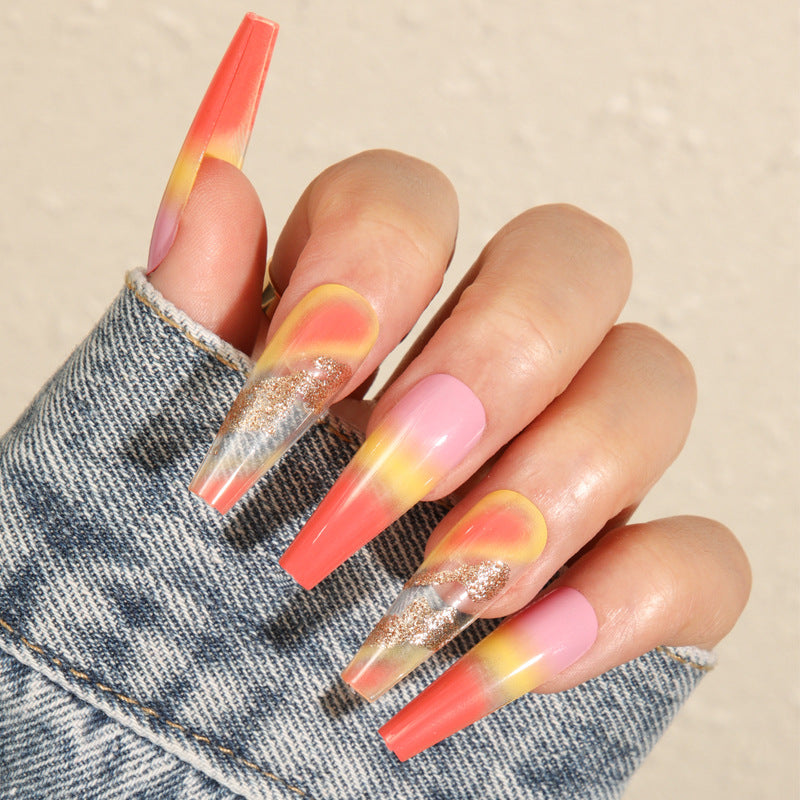 Rainbow-Hued Gradient Nail Decals