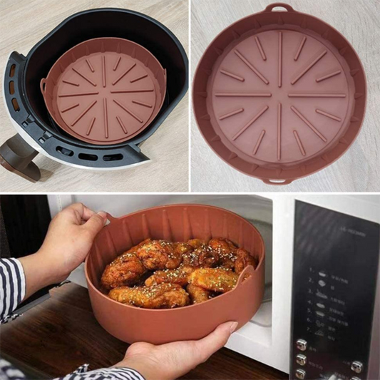 Made of high-quality silicone, this pot is an ideal accessory for your air fryer