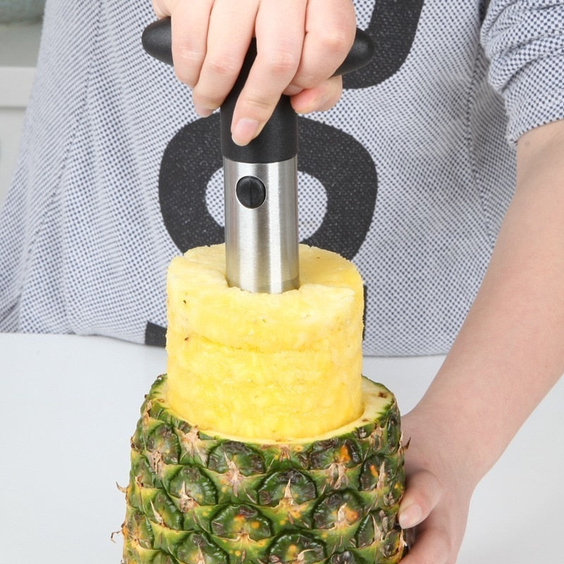 This Pineapple Slicer Peeler Cutter is a must-have kitchen tool that boasts precise, efficient results. It quickly and easily slices, peels, and cores pineapple, saving time and energy