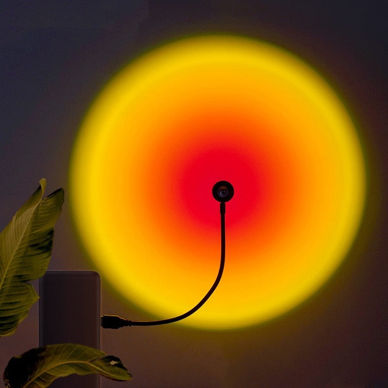 Our Sunset Lamp (USB) features the latest in USB technology and provides a calming, sophisticated atmosphere