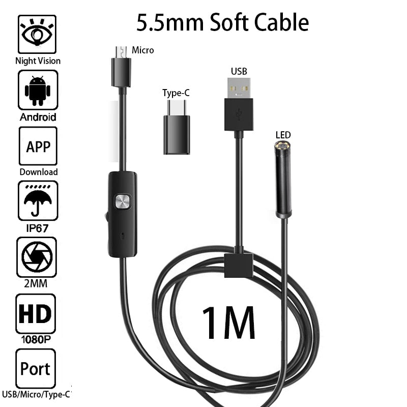 This Endoscope Camera is designed to provide superior water resistance