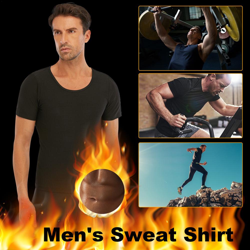 Men's Heat Trapping Sweat-Tshirt  Body Shaper